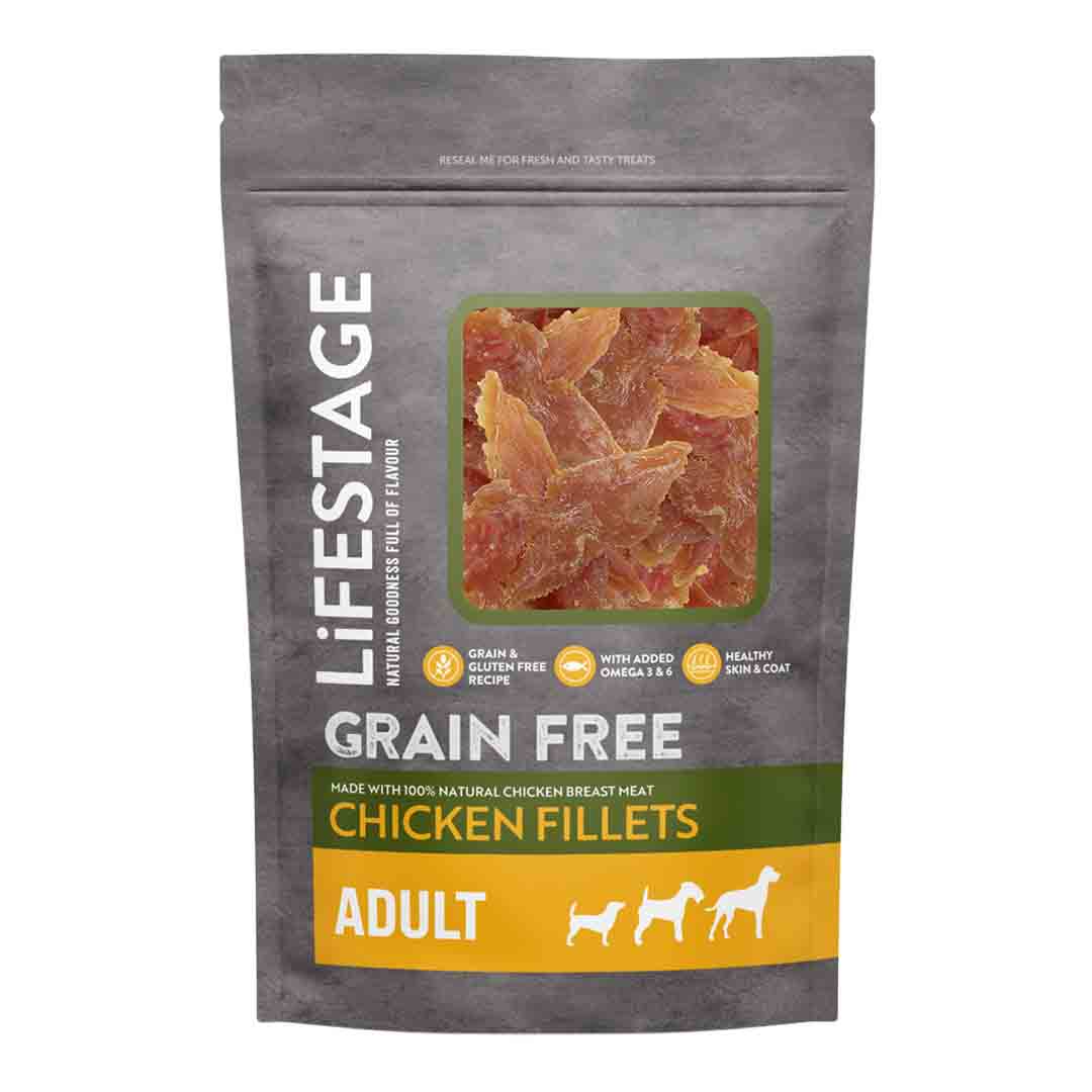 Lifestage Prime Chicken Fillets, Dog Treat 90g
