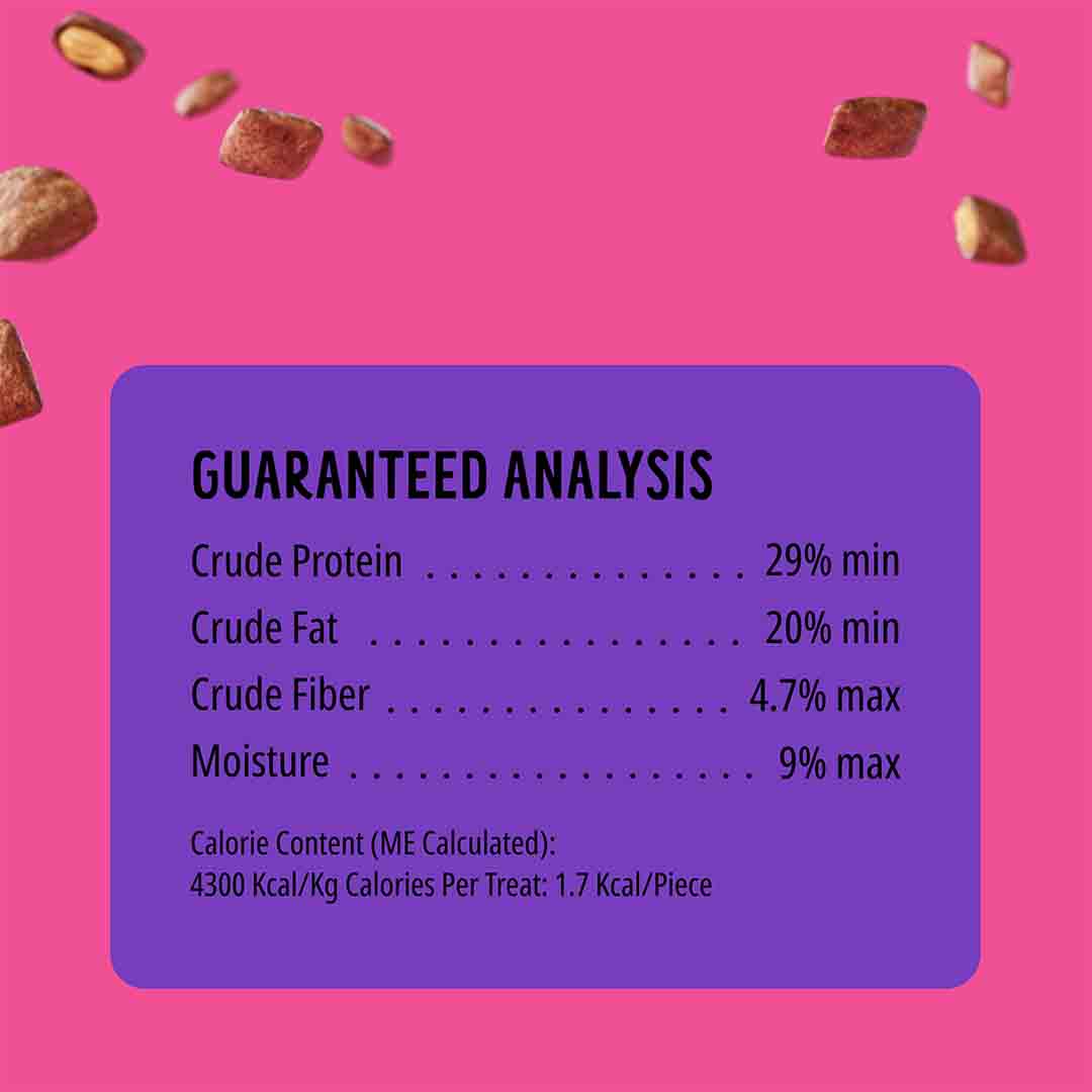 Bonkers Cat Bites, Bangin' Beef Flavoured Cat Treats 180g