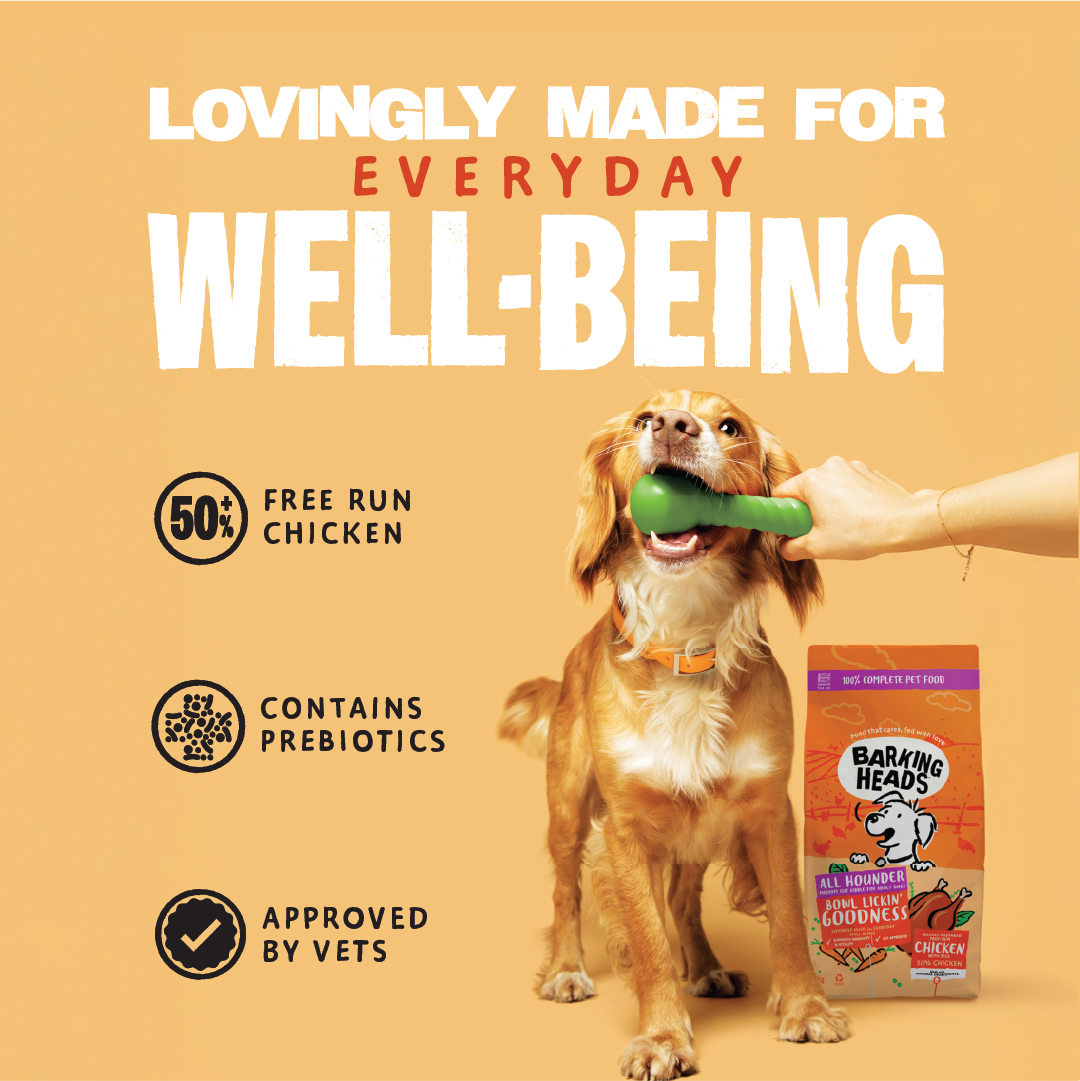 Barking Heads All Hounder Bowl Lickin Goodness Chicken Dry Dog Food, 12kg