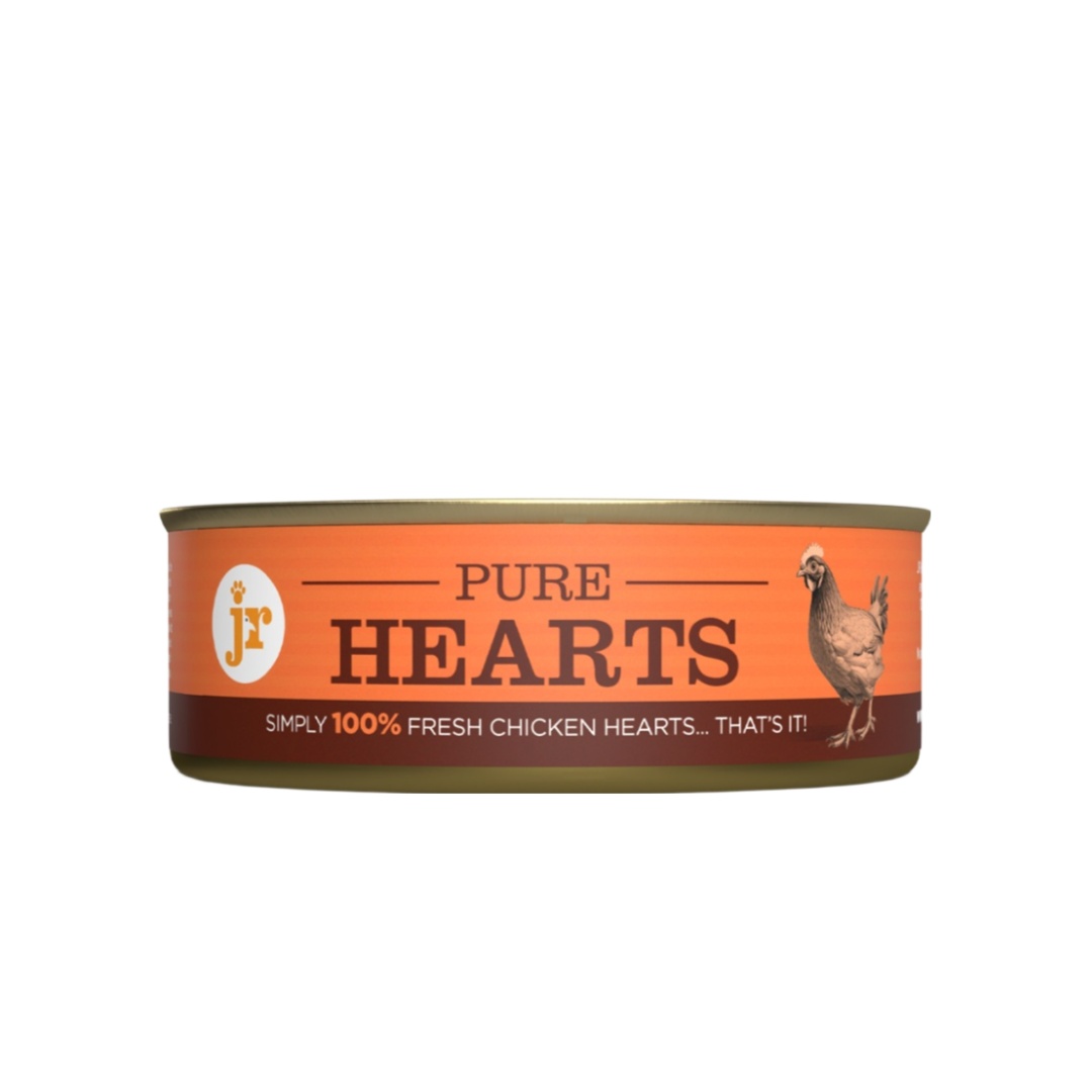 Jr Pet Products Pure Chicken Hearts Topper/Mix 80g