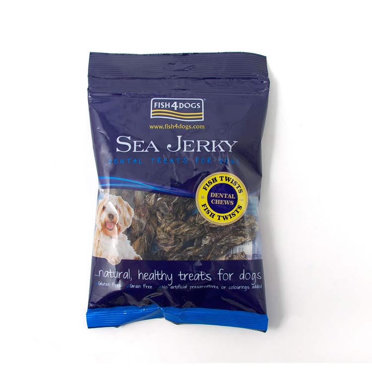 Fish4Dogs Sea Jerky Twists Dog Treats, 100g
