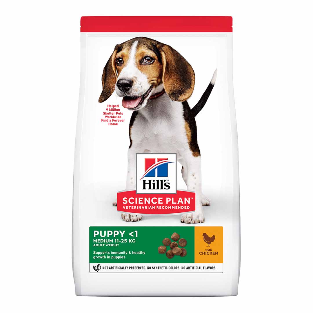 Hill's Science Plan Puppy Medium Dry Dog Food Chicken Flavour 14kg