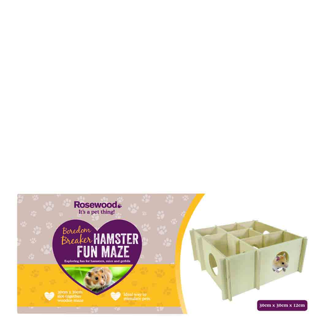Rosewood Hamster Fun Maze, Hamster Toy