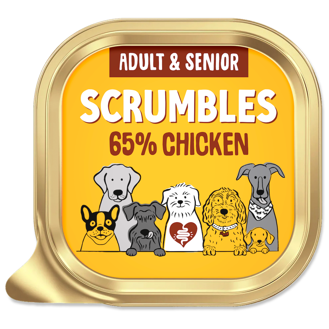 Scrumbles Grain Free Wet Dog Food Chicken 150g