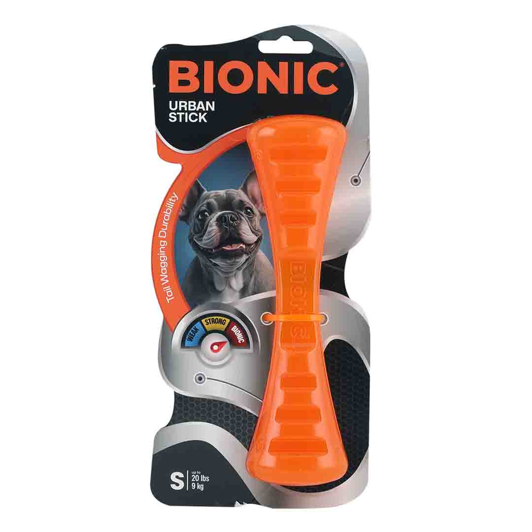 Bionic Urban Rubber Stick Dog Toy, Small