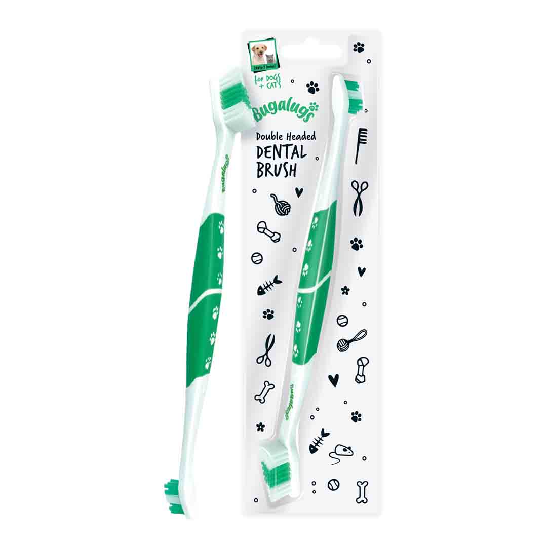 Bugalugs Double-Ended Dog Toothbrush