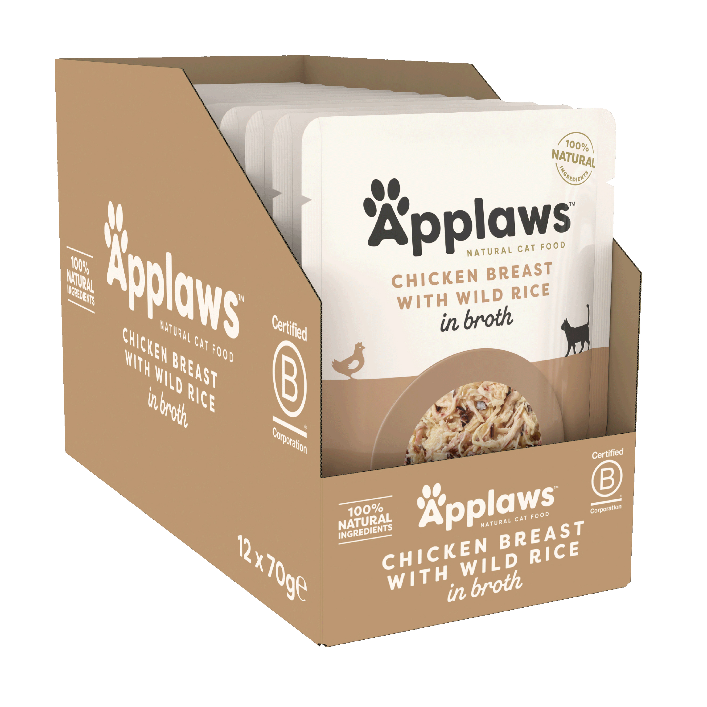Applaws Chicken Cat  Food Pouch 70g