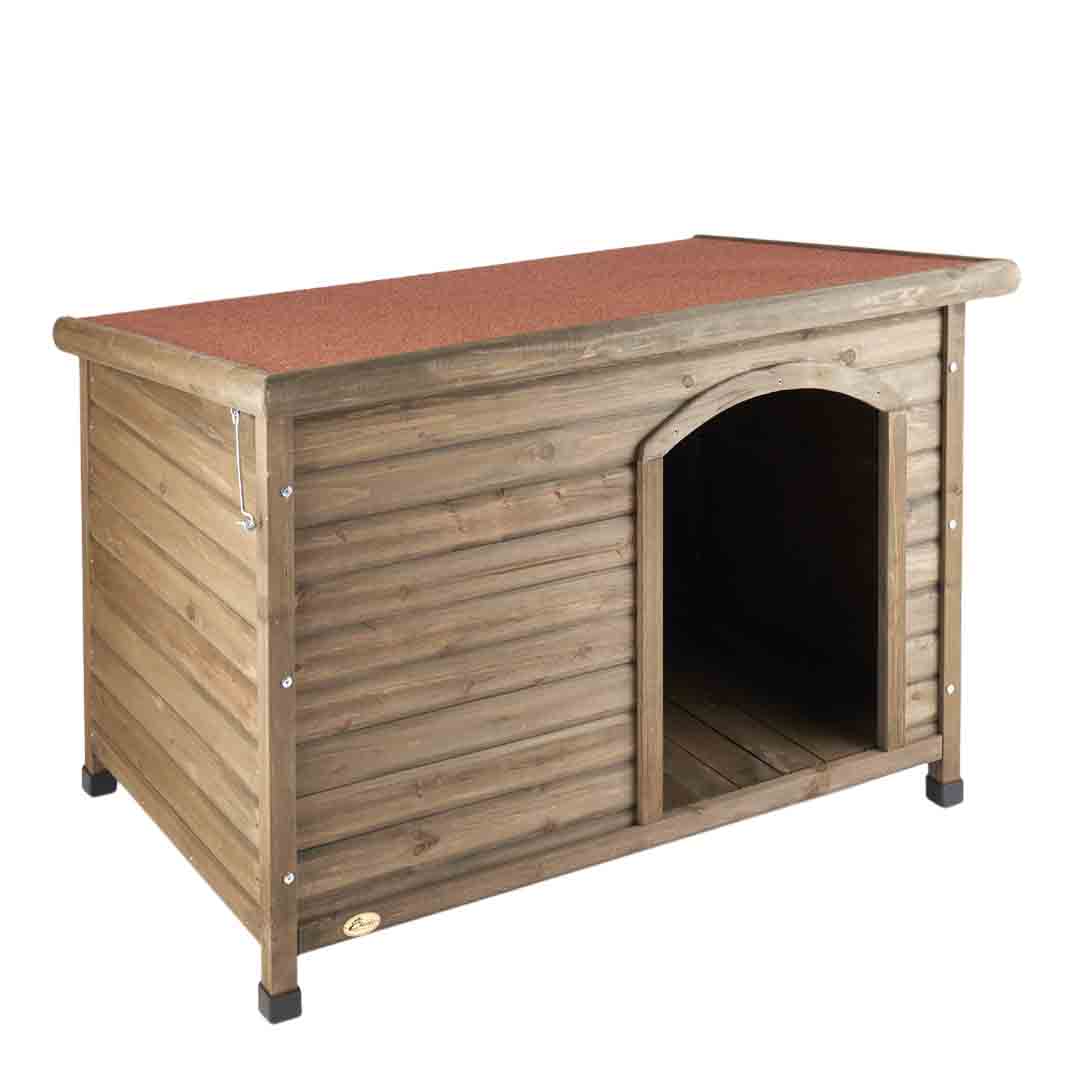 Cheeko Flat Roof Dog Cabin Large
