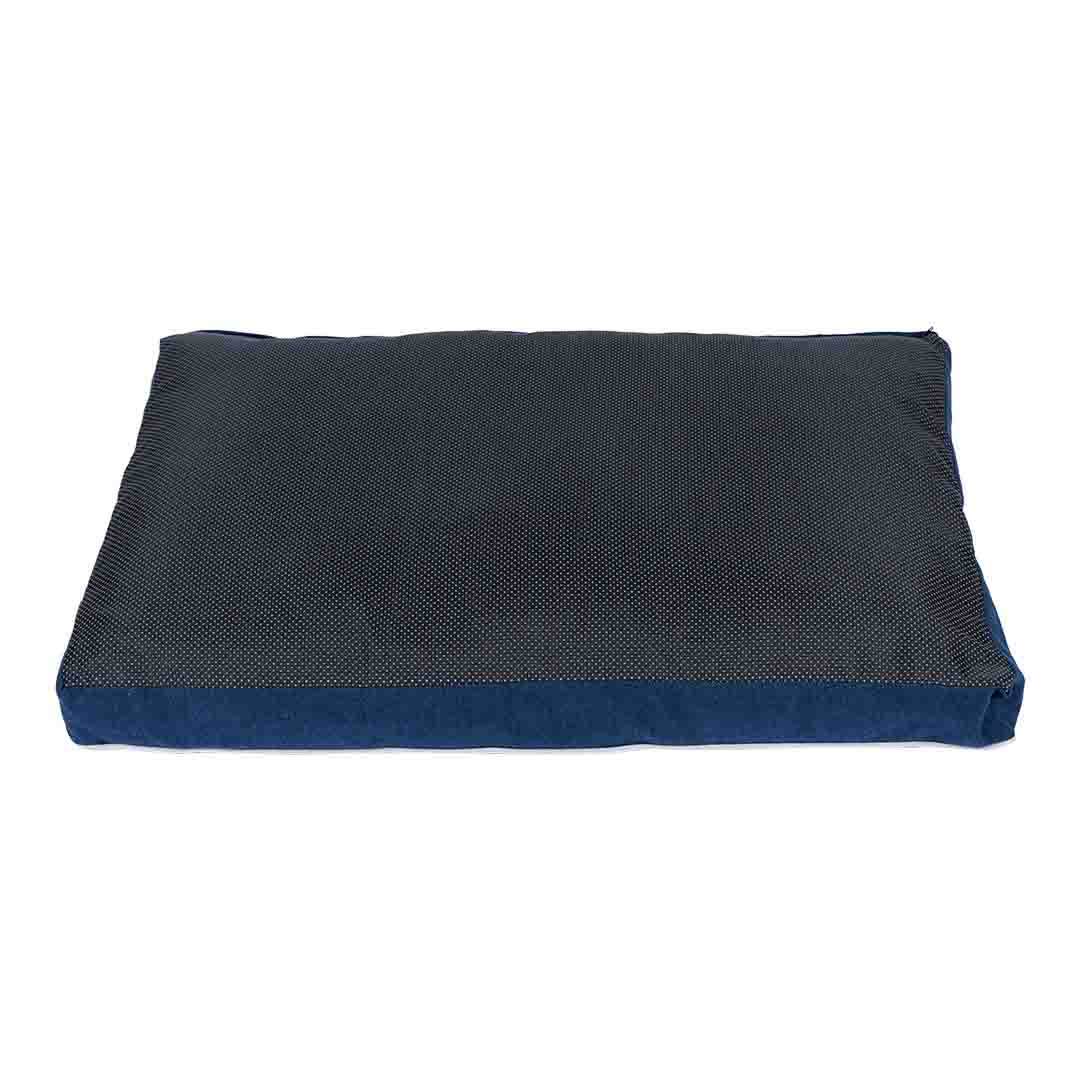 Snug & Cosy Dog Bed Lounger Ocean Blue 90x60cm