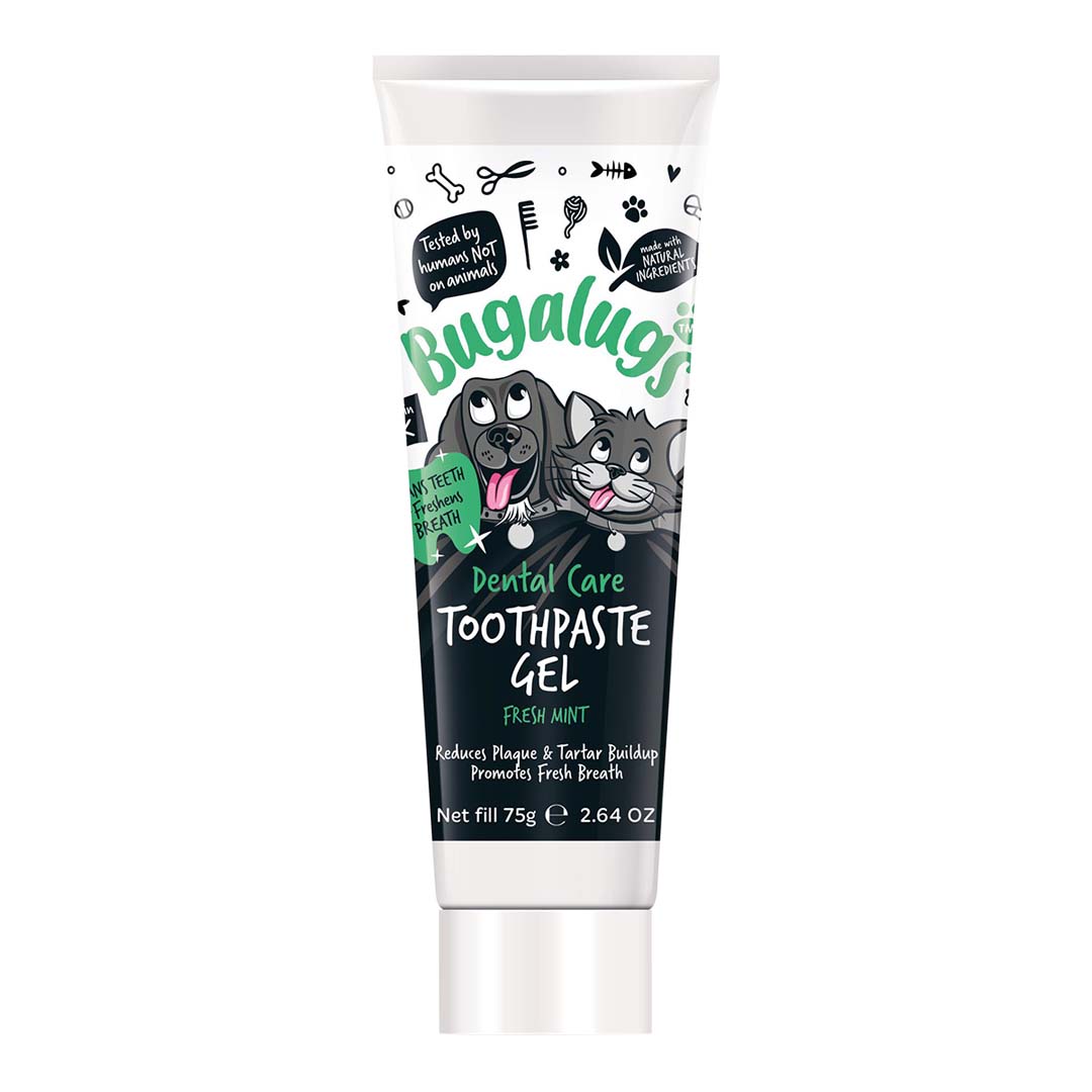 Bugalugs Dog & Cat Dental Brushing Teeth Gel 75g
