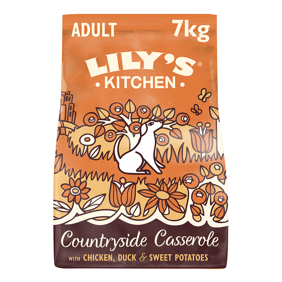 Lilys Kitchen Dog Chicken & Duck Countryside Casserole Adult Dry Food 7kg