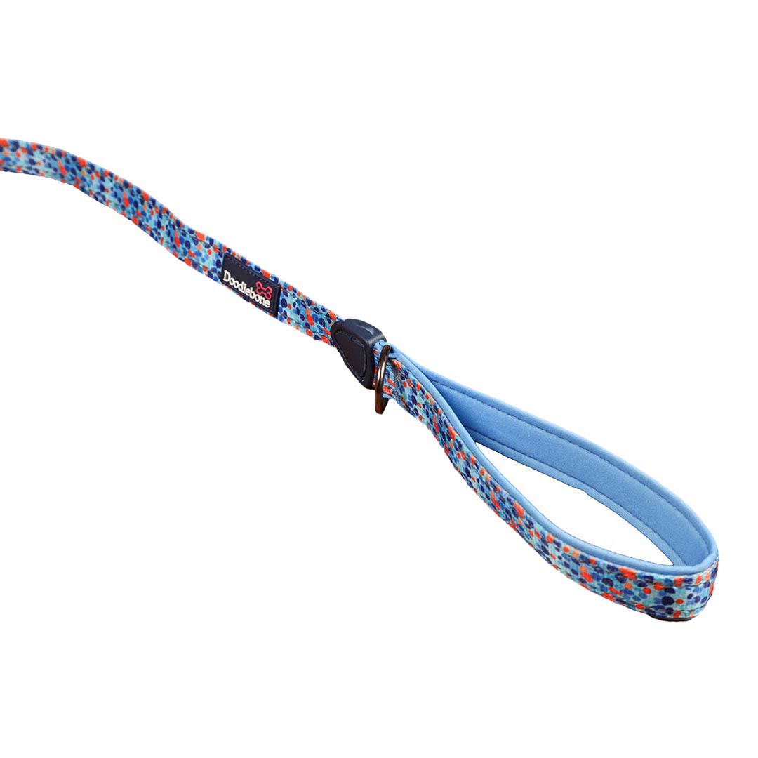 Doodlebone Trendy Tails Control Dog Lead 20mm Blue