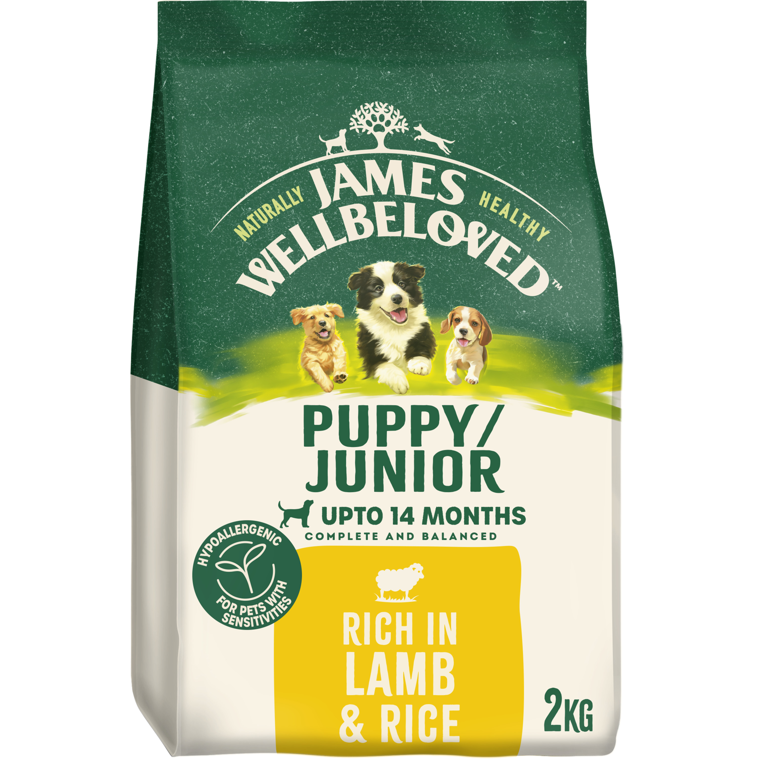 James Wellbeloved Puppy Lamb & Rice 2kg