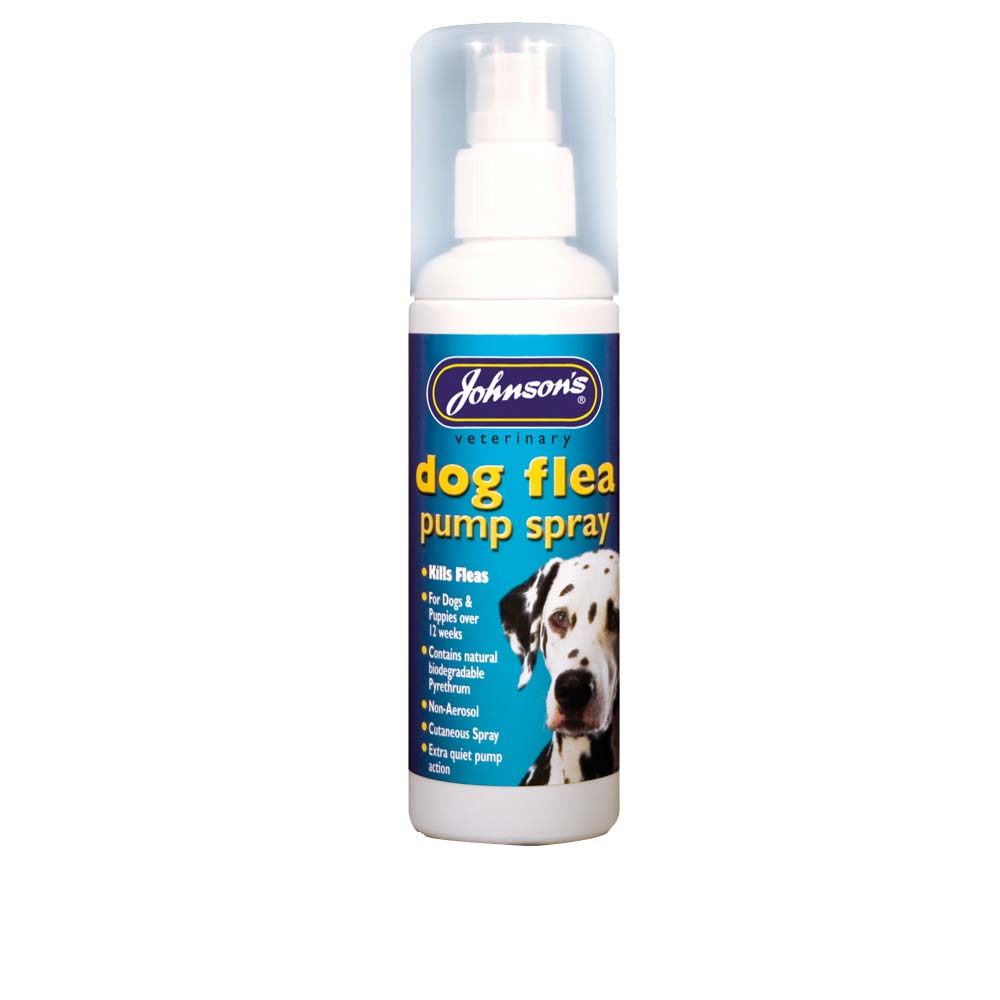 Johnson's Dog Flea Pump Spray, 100ml