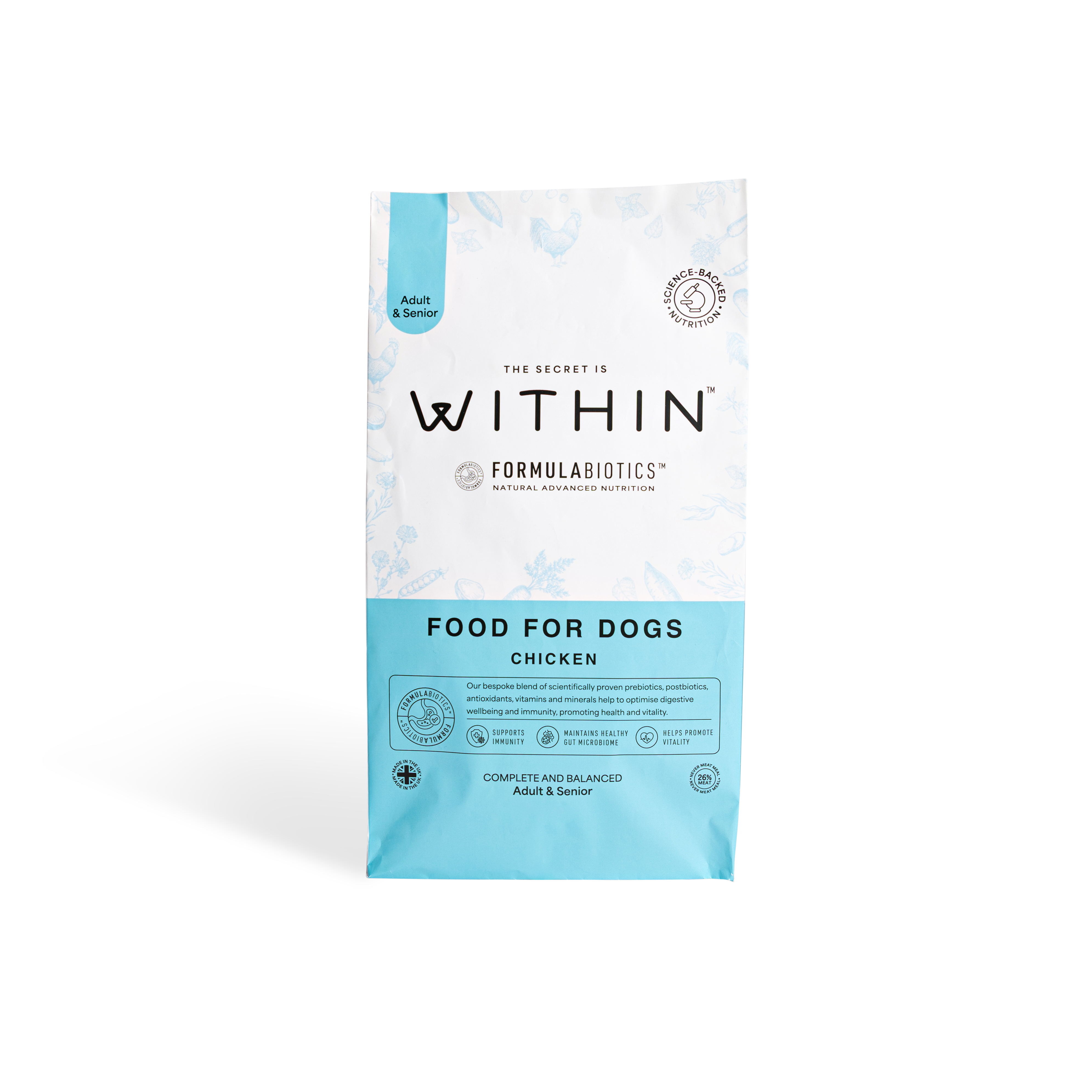 Within Adult & Senior Dry Dog Food, Chicken 2kg