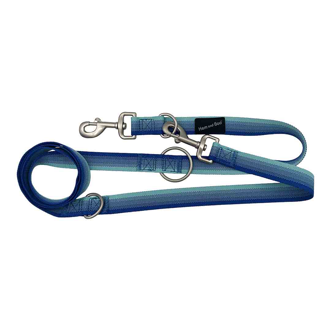 Hem & Boo PRO LITE Training Dog Lead Blue 1"x70"
