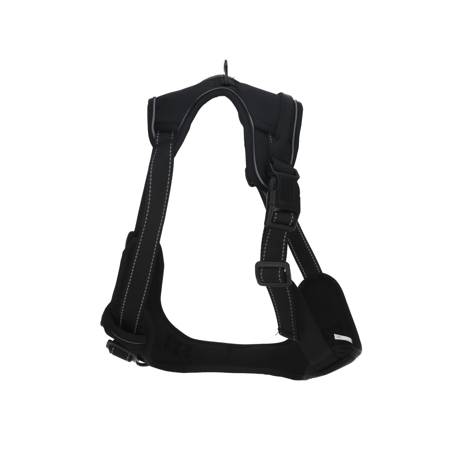 Rufus & Rosie Adjustable Black Sports Dog Harness, Large