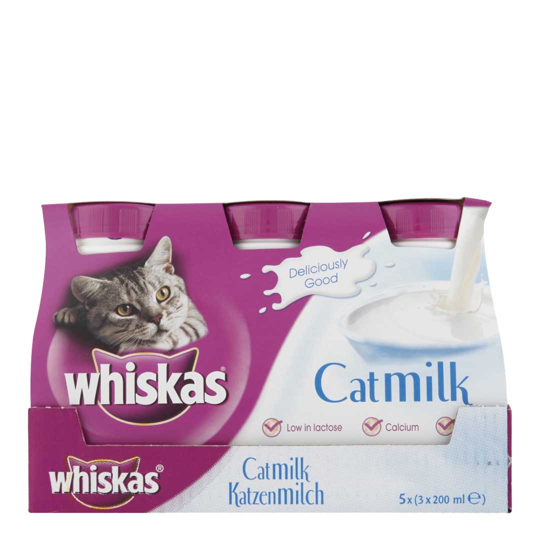 Whiskas Cat Milk, 3 x 200ml