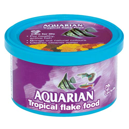Aquarian Tropical Flake Fish Food 25g
