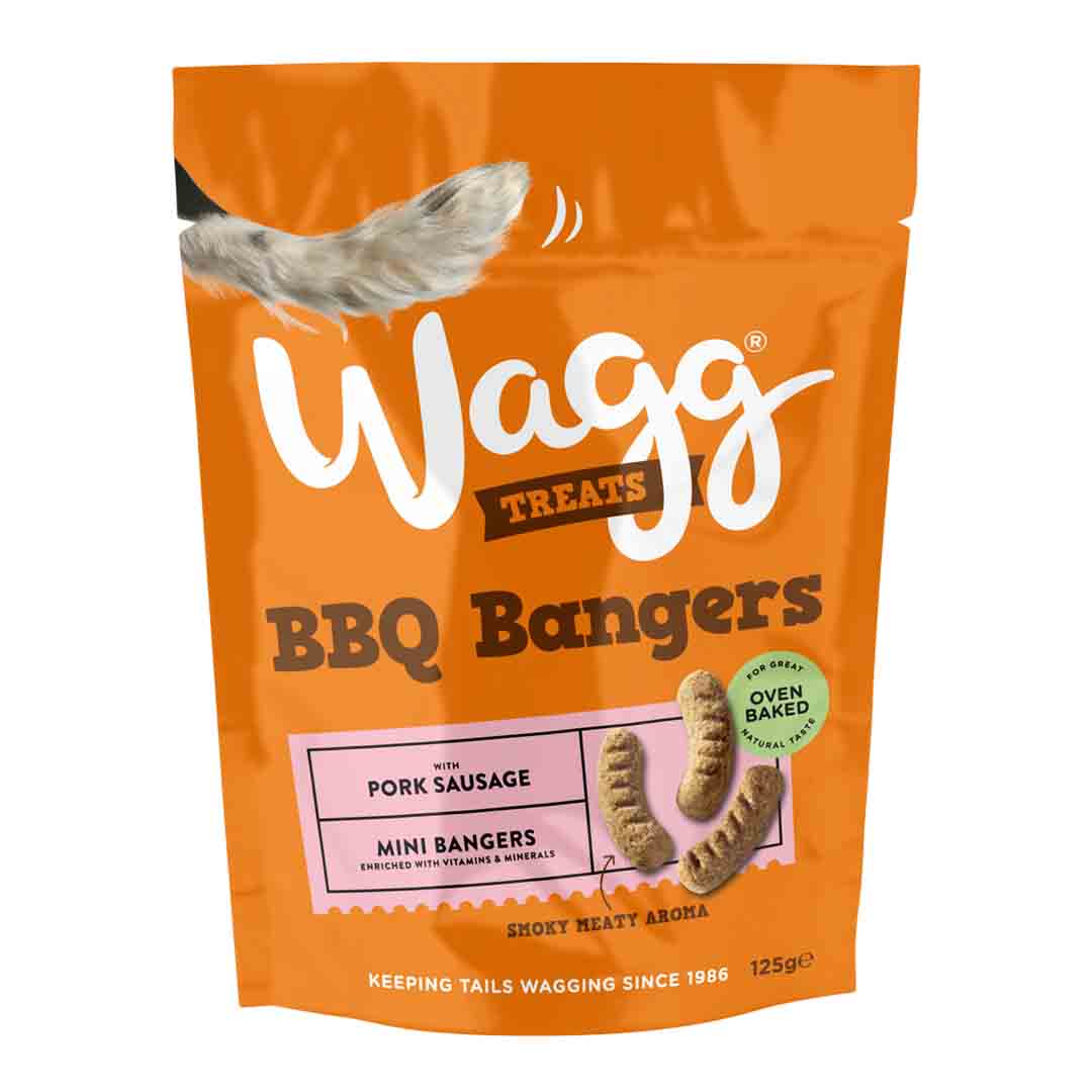 Wagg BBQ Bangers Dog Treats 125g