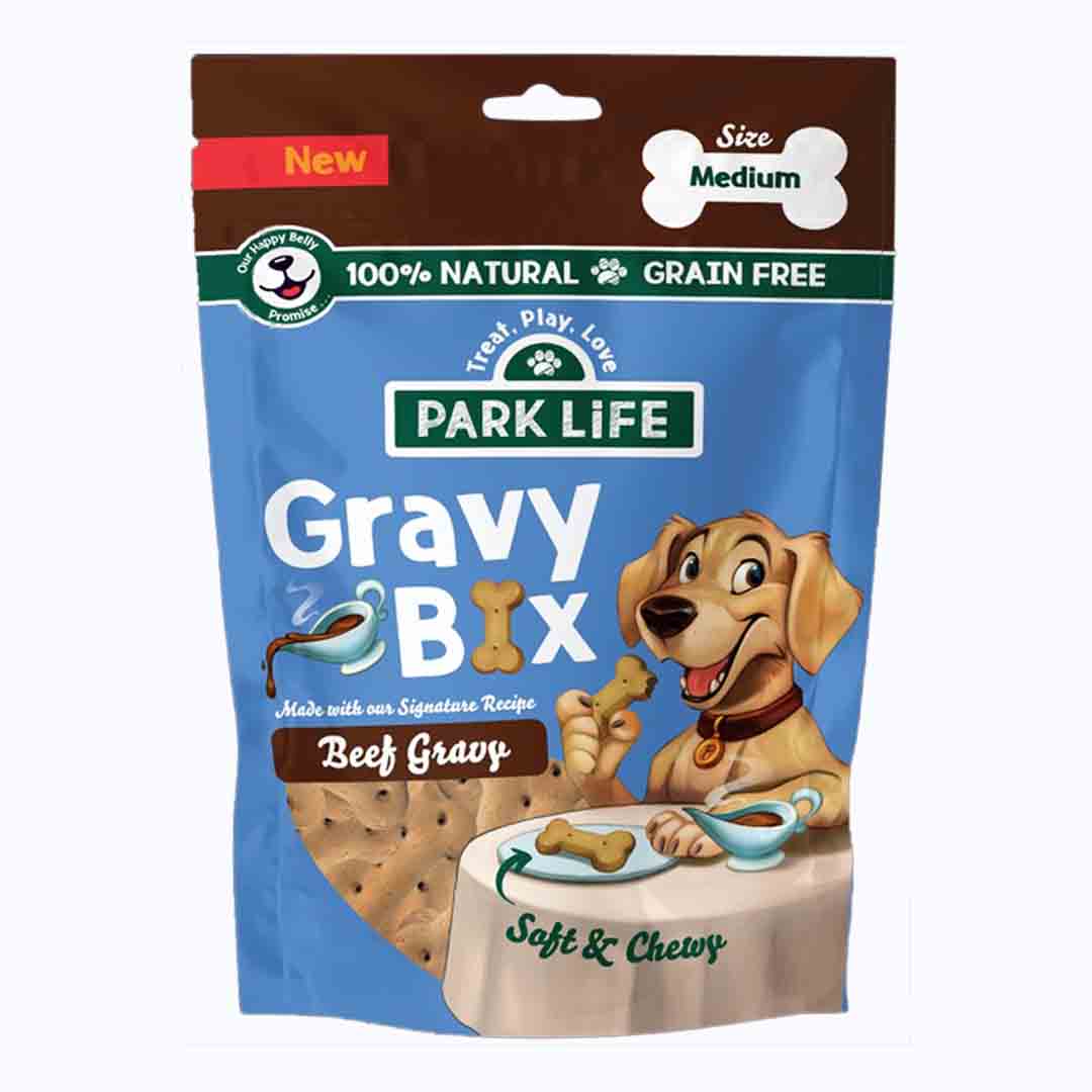 Park Life Dog Treats, Gravy Bix, Beef Gravy Flavour, 100g