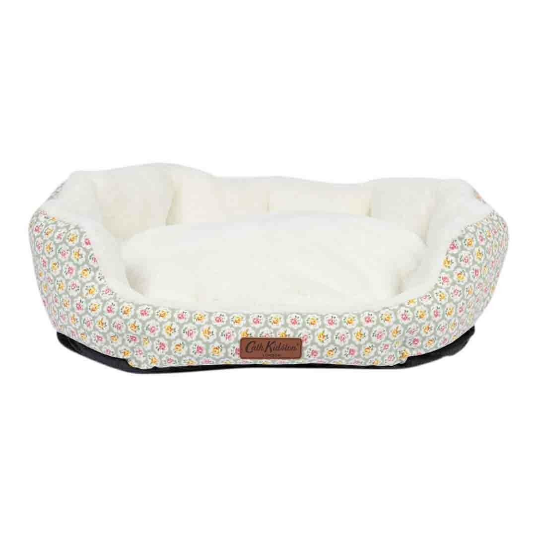 Cath Kidston Provence Rose Cosy Dog Bed S/M