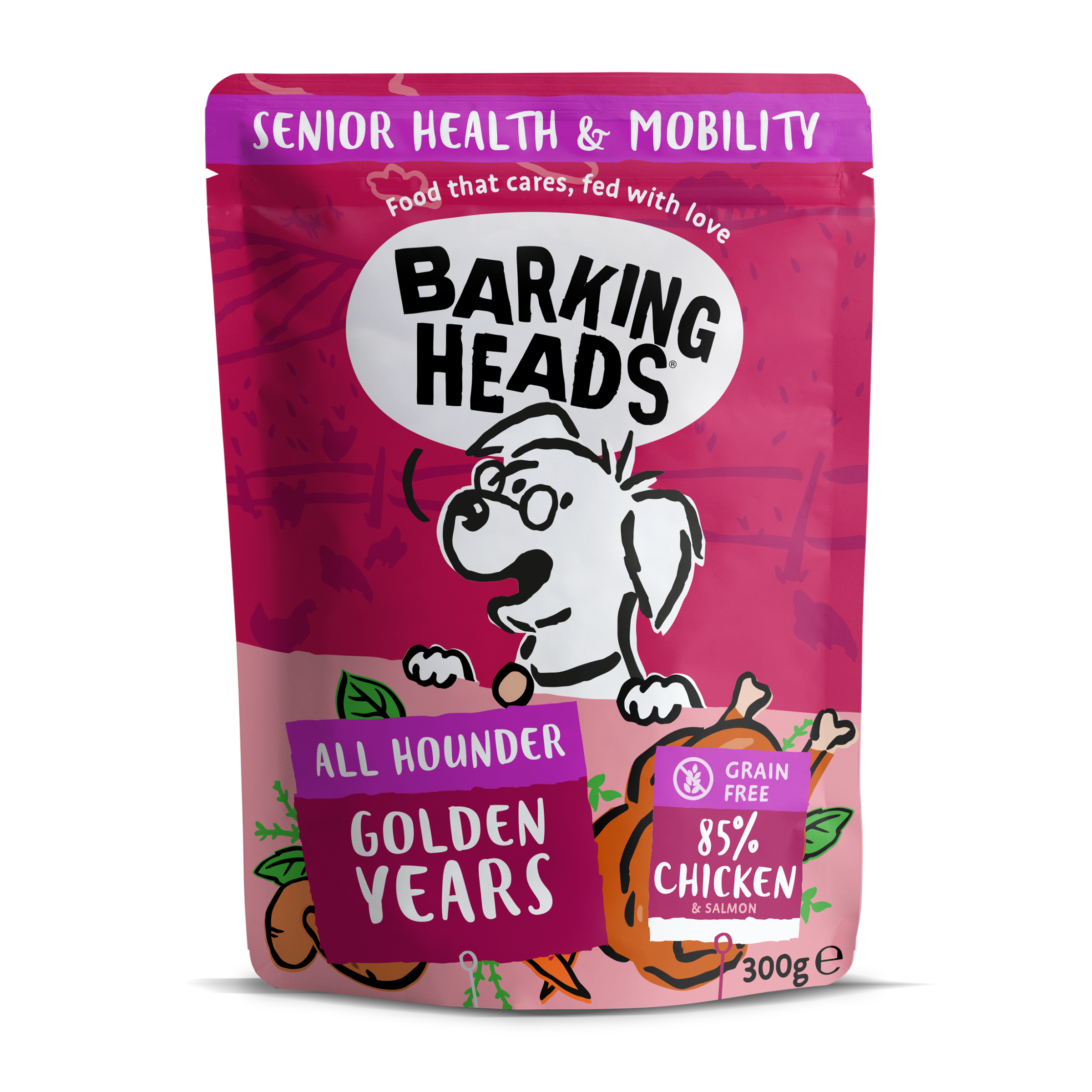 Barking Heads Golden Years Dog Food 300g