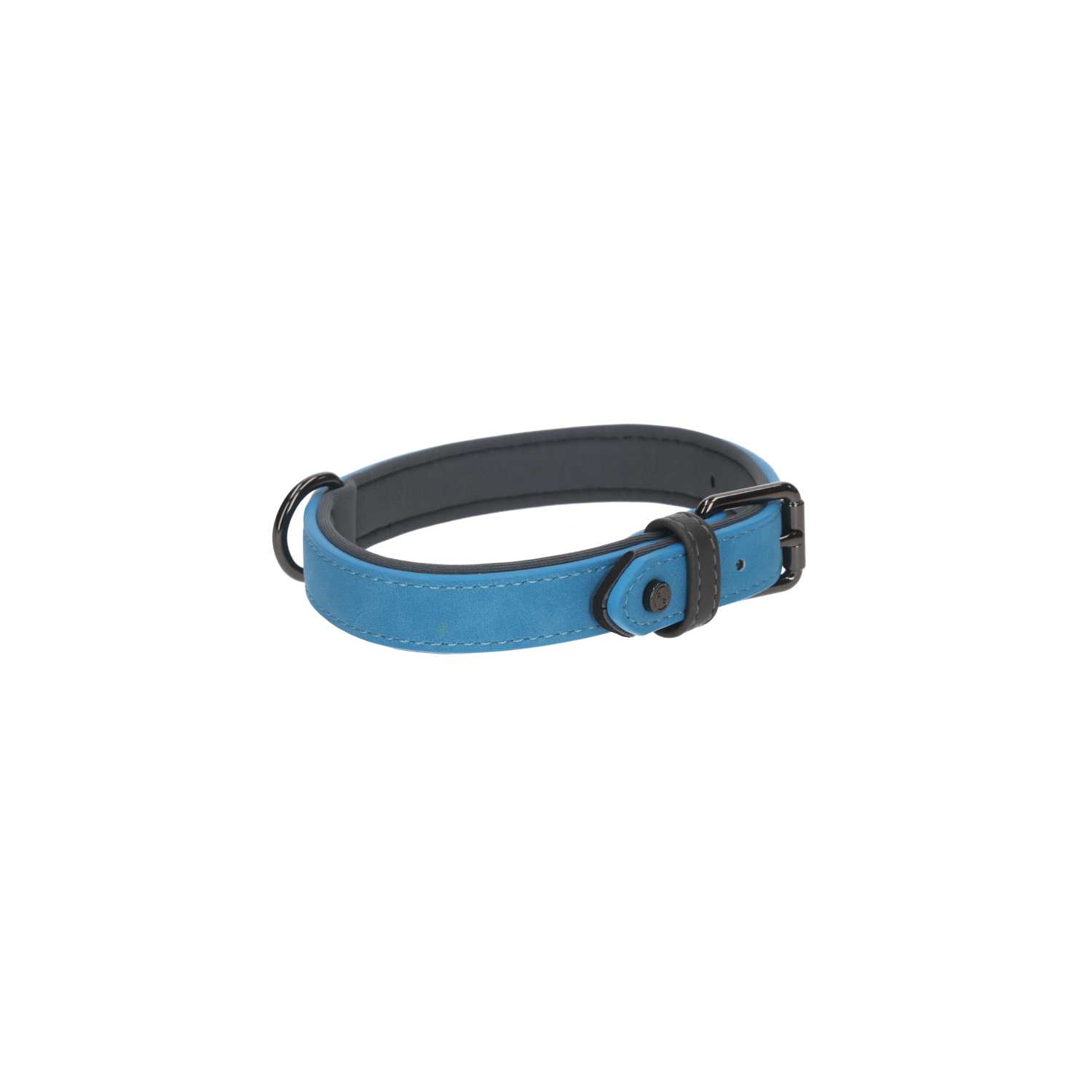 Rufus & Rosie Brights Tec Dog Collar, Blue, Small