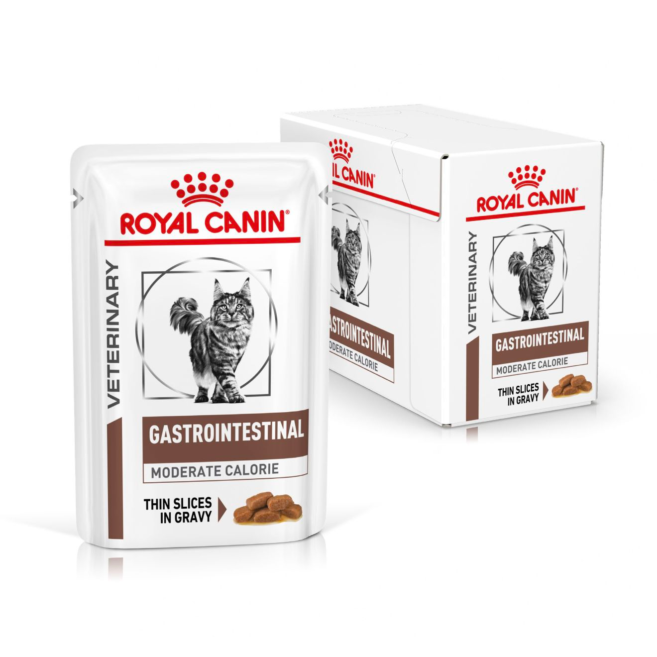 Royal Canin Gastrointestinal Moderate Calorie Adult Wet Cat Food 48x85g