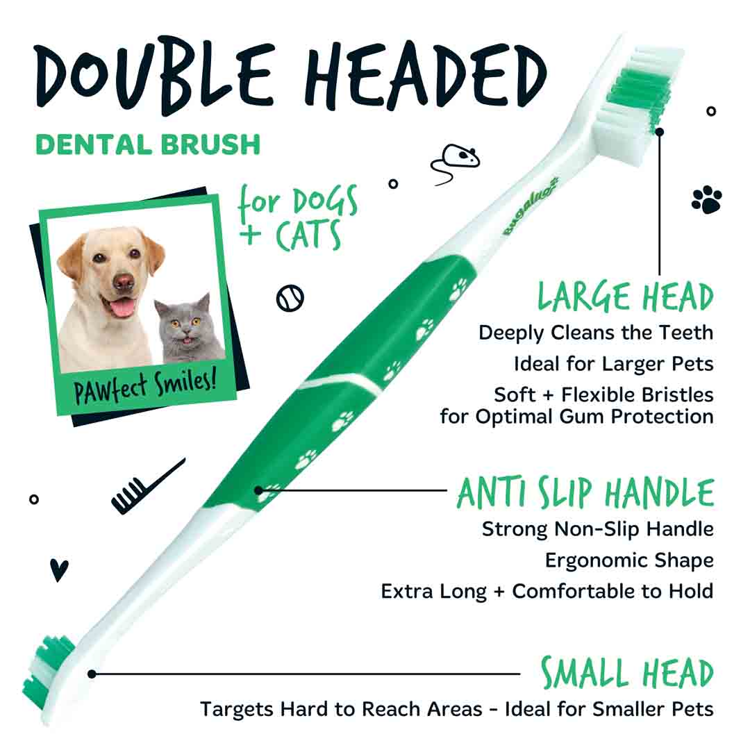 Bugalugs Double-Ended Dog Toothbrush