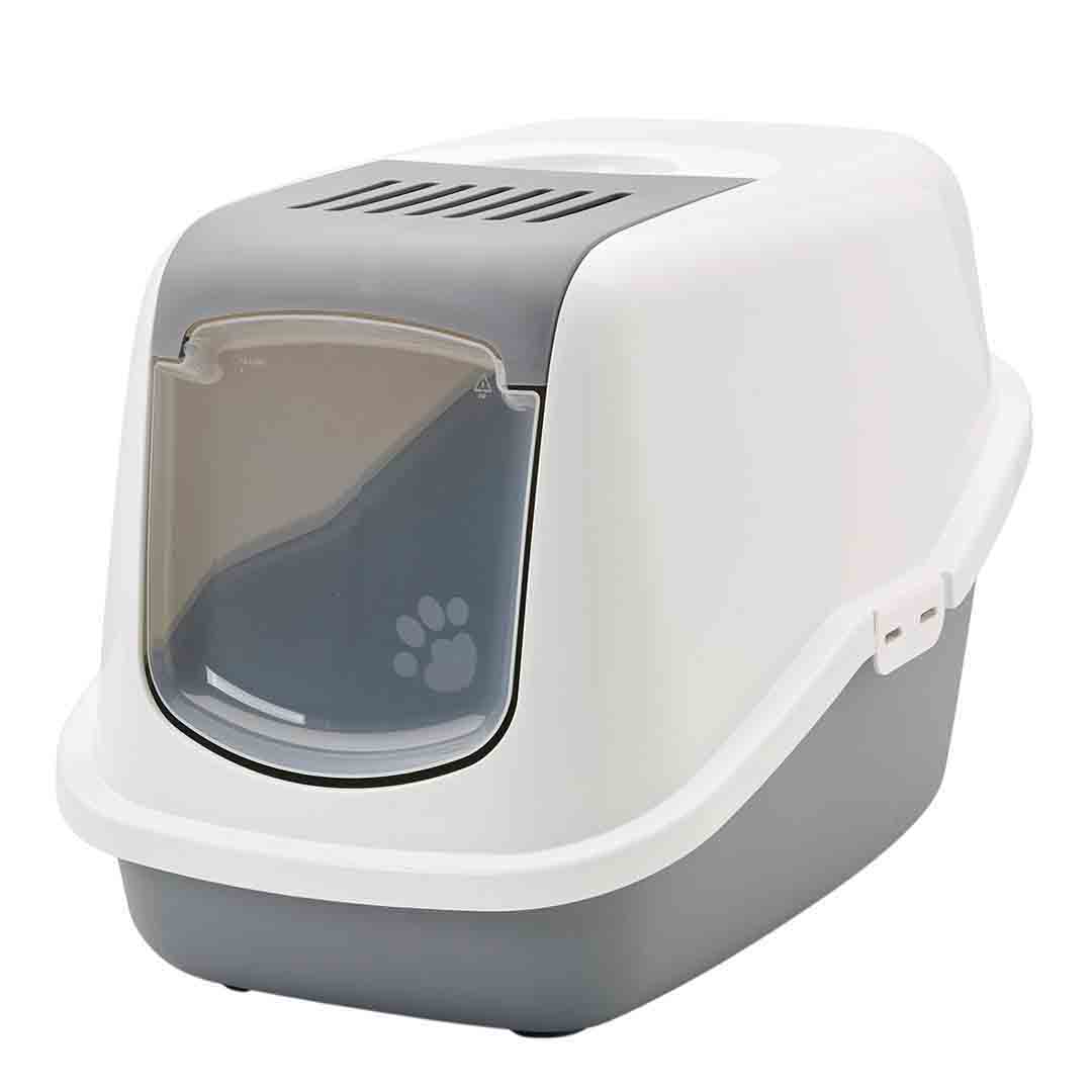 Savic Cat Litter Nestor Cold Grey & White