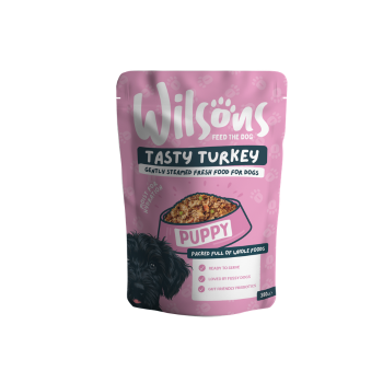 Wilsons Premium Fresh Dog Food, Puppy Turkey Fresh Dog Food 380g