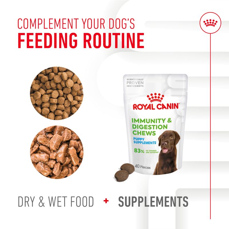 Royal Canin Puppy Supplement for Immunity & Digestion Soft Chews