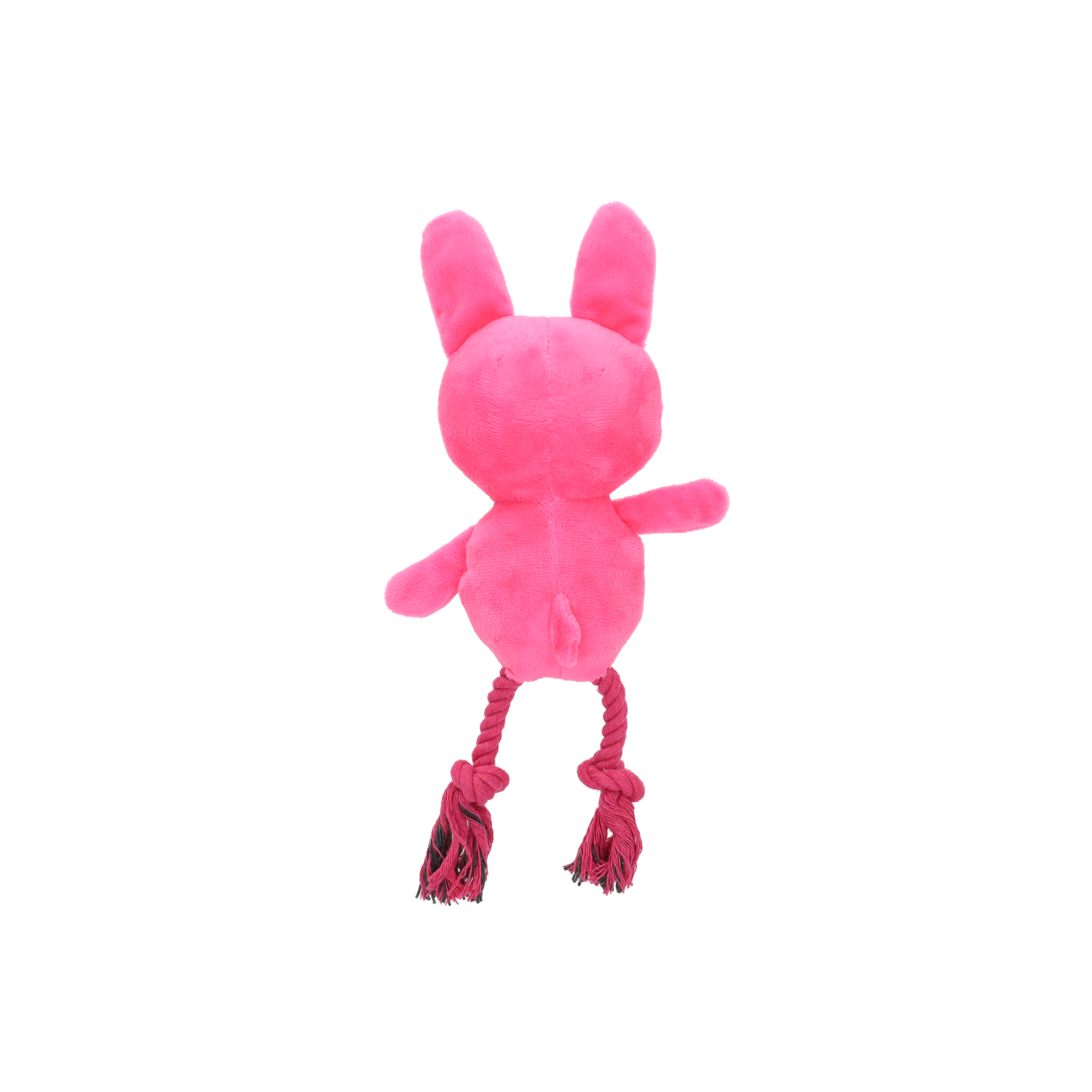 Rufus & Rosie Squeaky Plush Rope Leg Puppy Toy