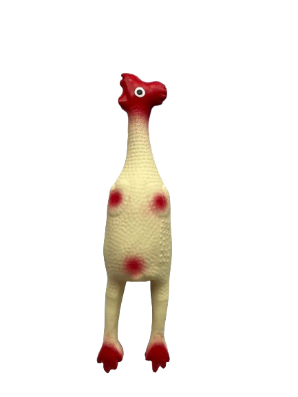 Rufus & Rosie Squeaky Chicken Dog Toy