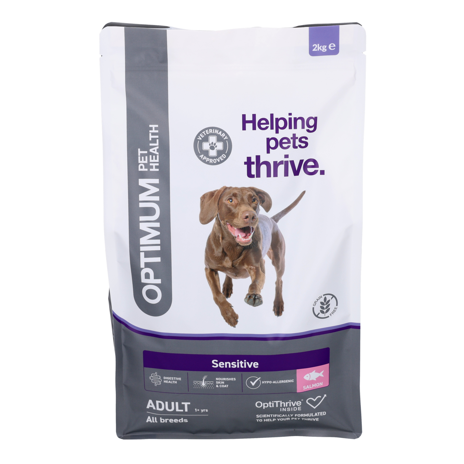 Optimum Pet Health Sensitive Adult Dry Dog Food, 2kg