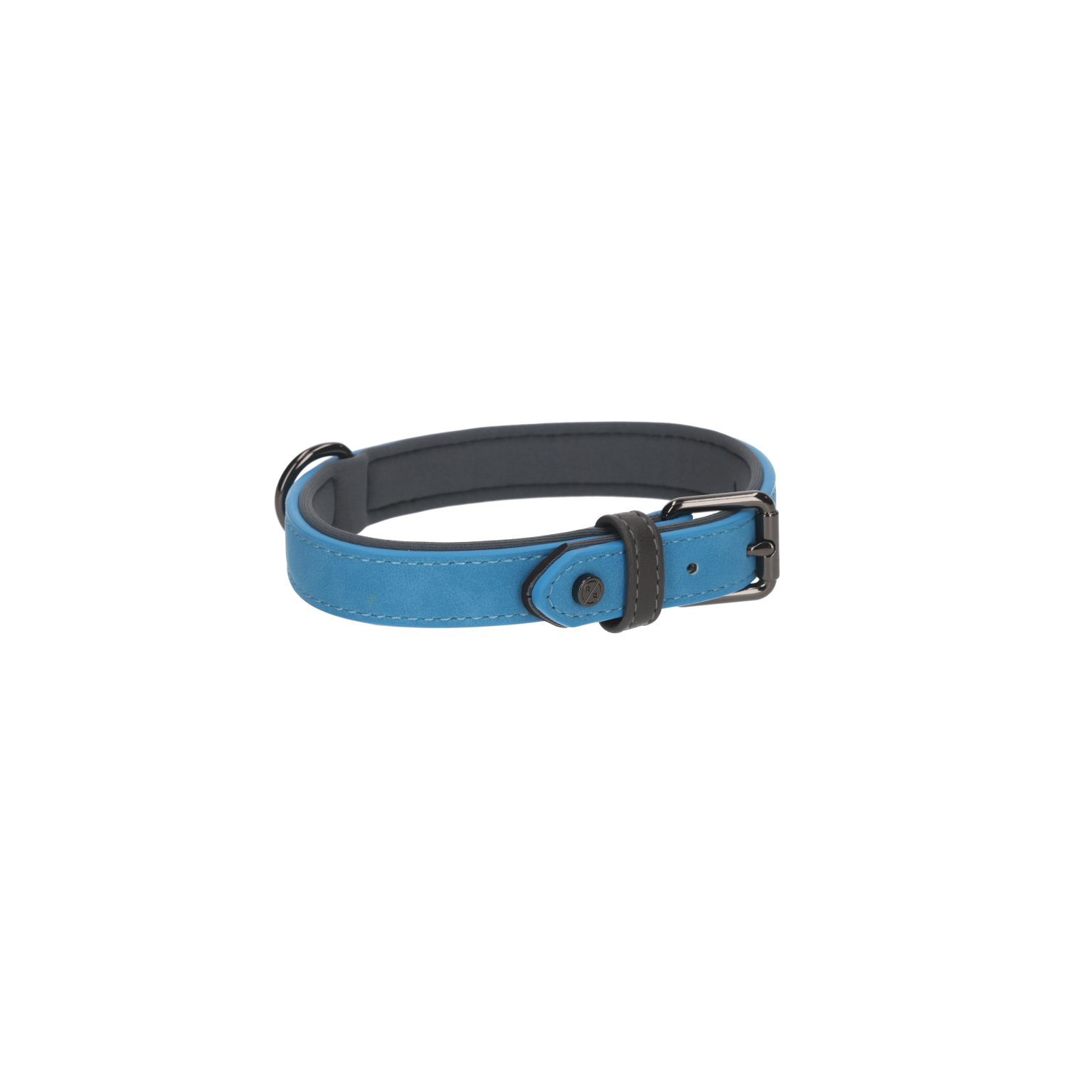 Rufus & Rosie Brights Tec Dog Collar, Blue, Small