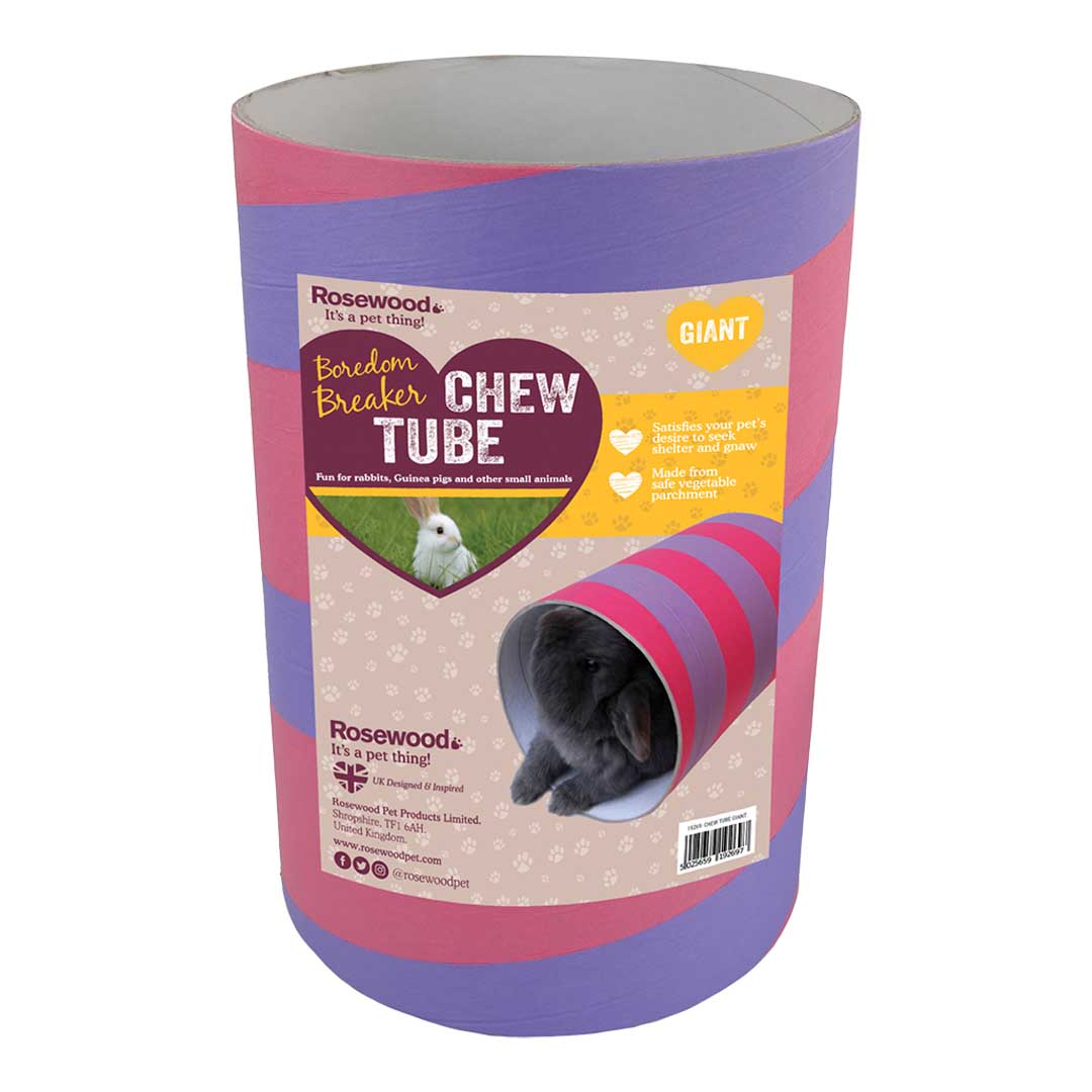Rosewood Boredom Breaker Chew Tube Rabbit Extra Large